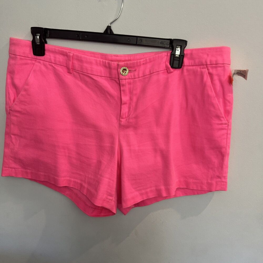 Lilly Pulitzer  shorts Pink Sz 16 Boho Beachy Classic - Picture 2 of 11
